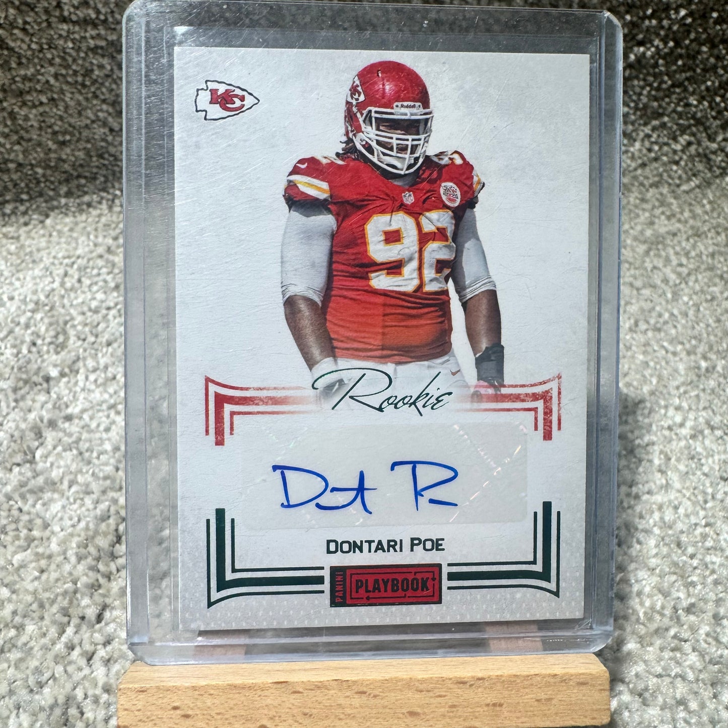 Playbook Dontari Poe Rookie Auto /5