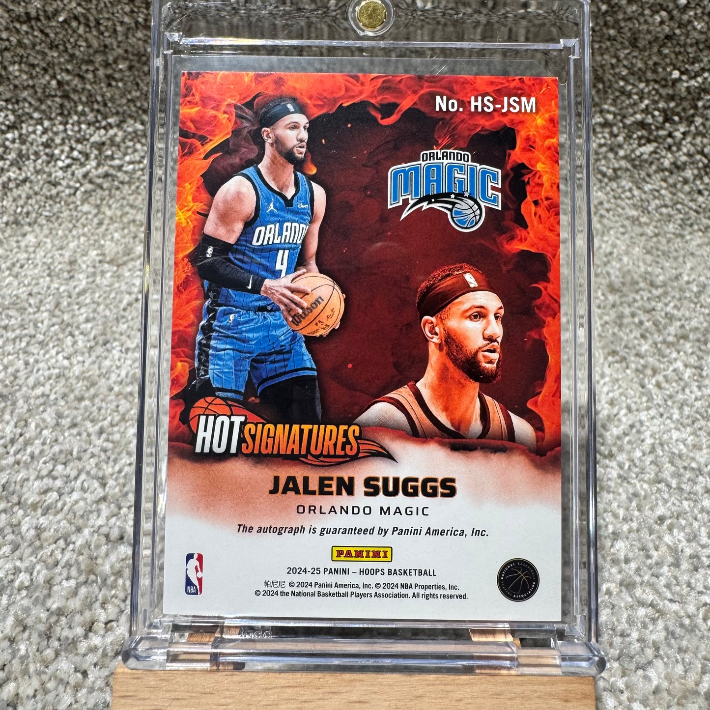 2024-25 NBA Hoops Jalen Suggs Auto