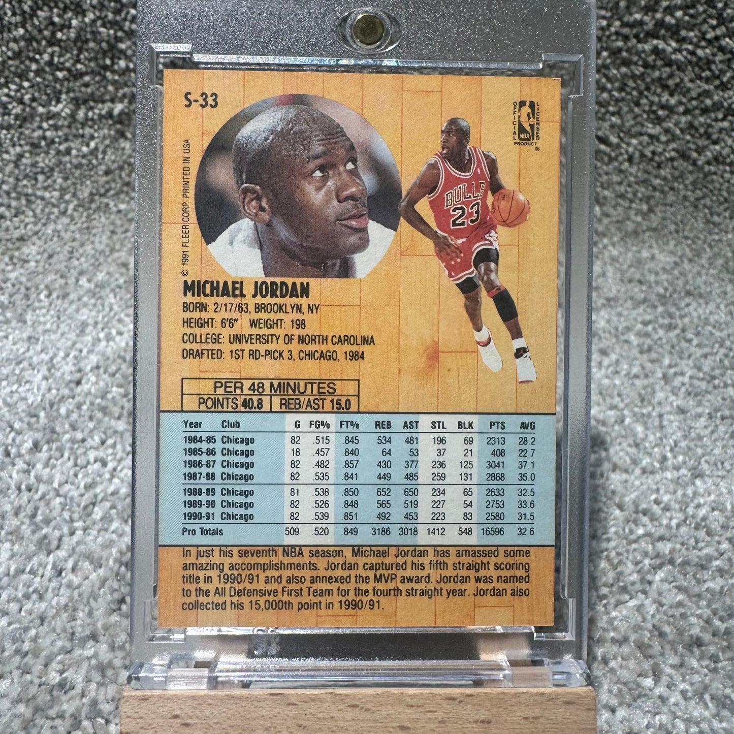 1991 Fleer Michael Jordan