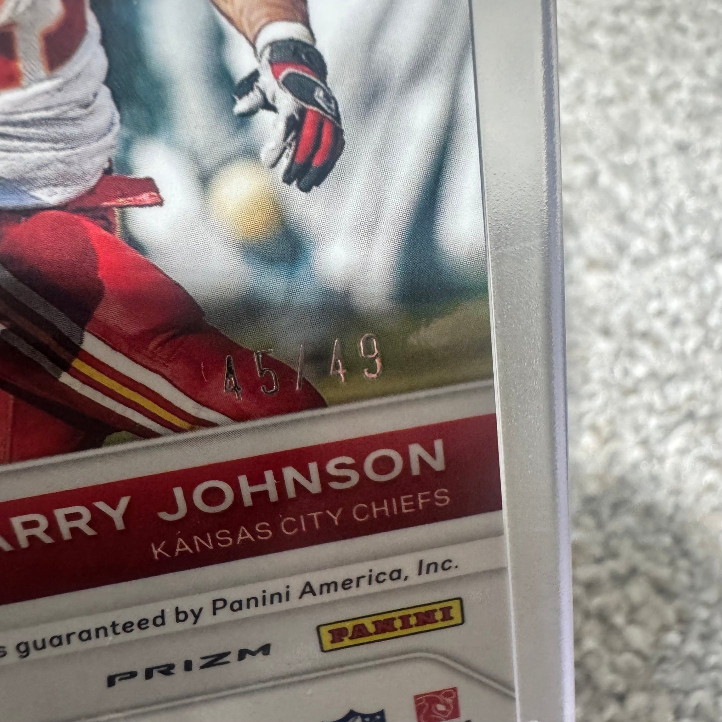 Franchise Legends Larry Johnson Auto /49