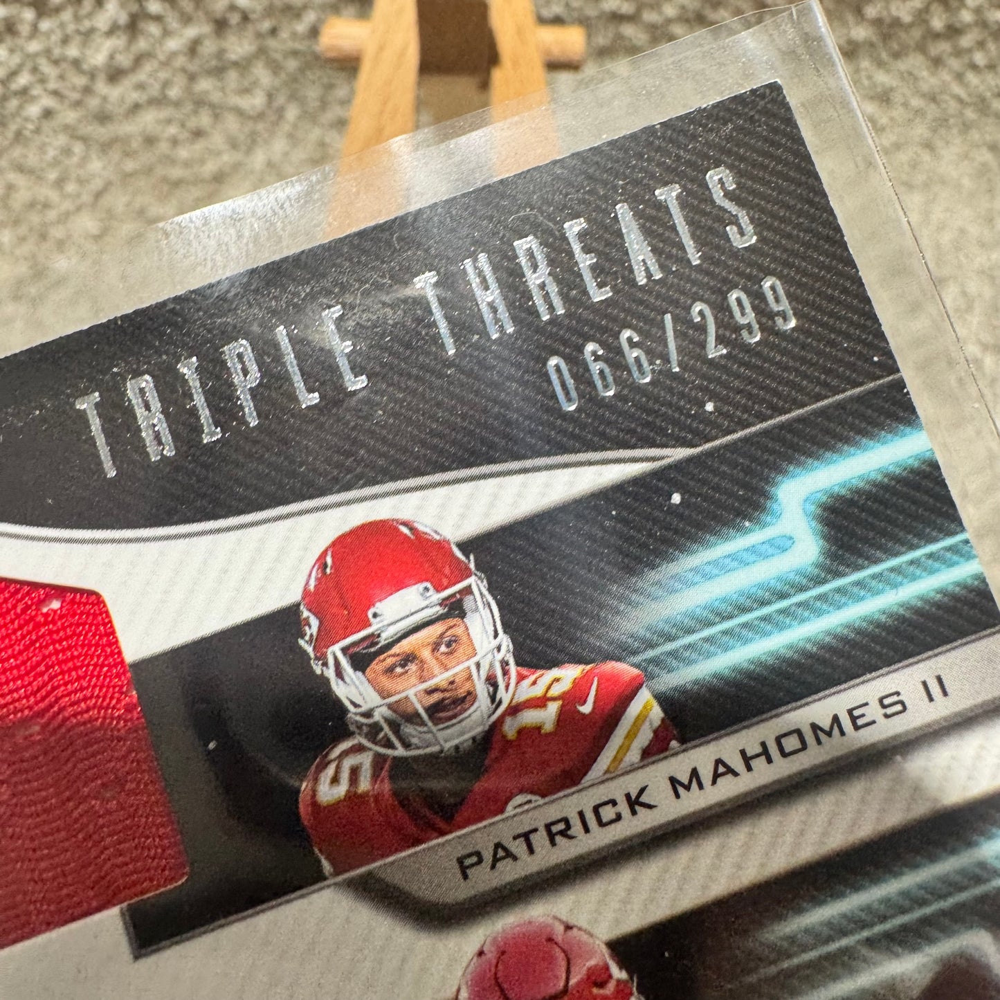 2018 Triple Threats Mahomes, Hunt, Hill Patch