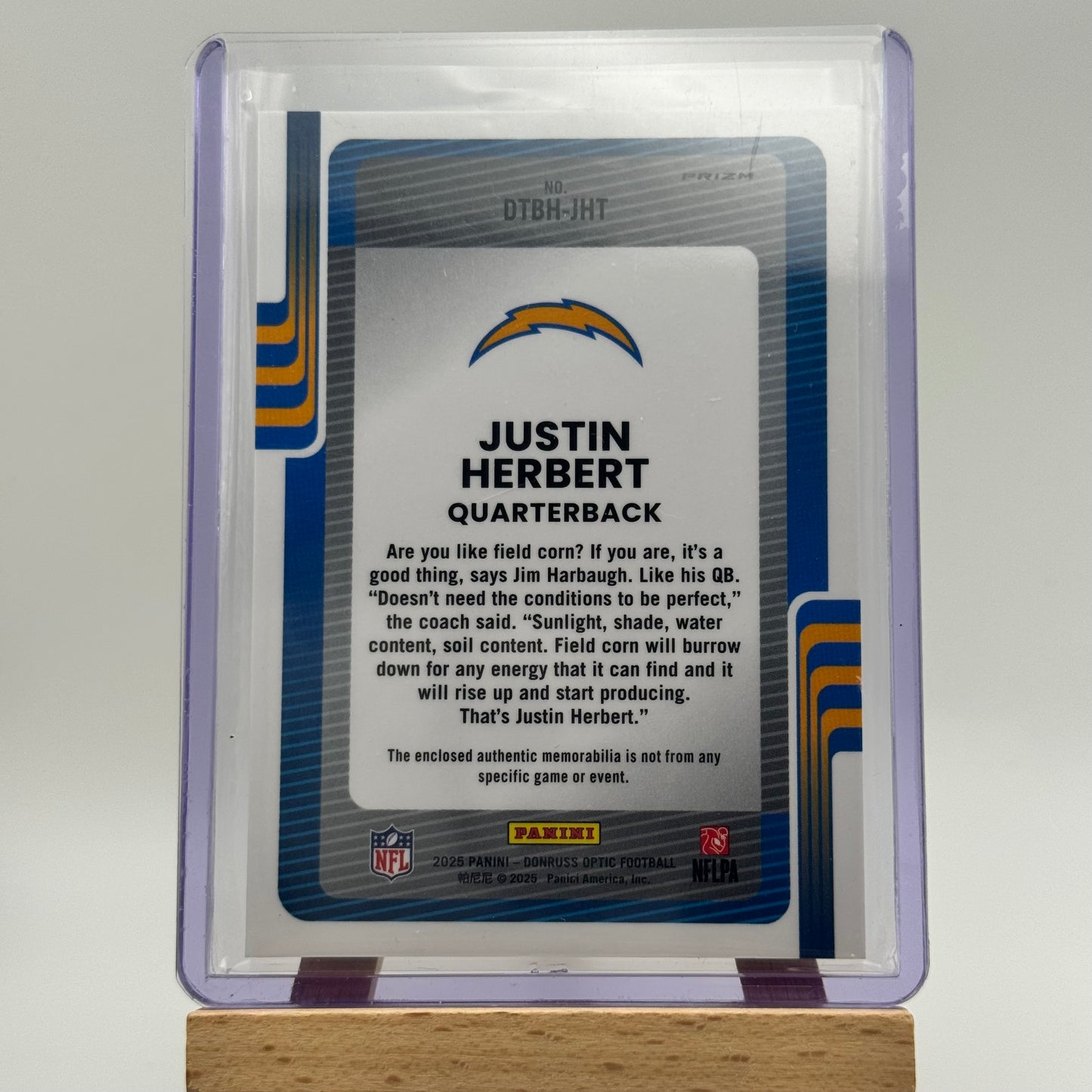 2025 Optic Threads Blue Hyper Justin Herbert Color Match