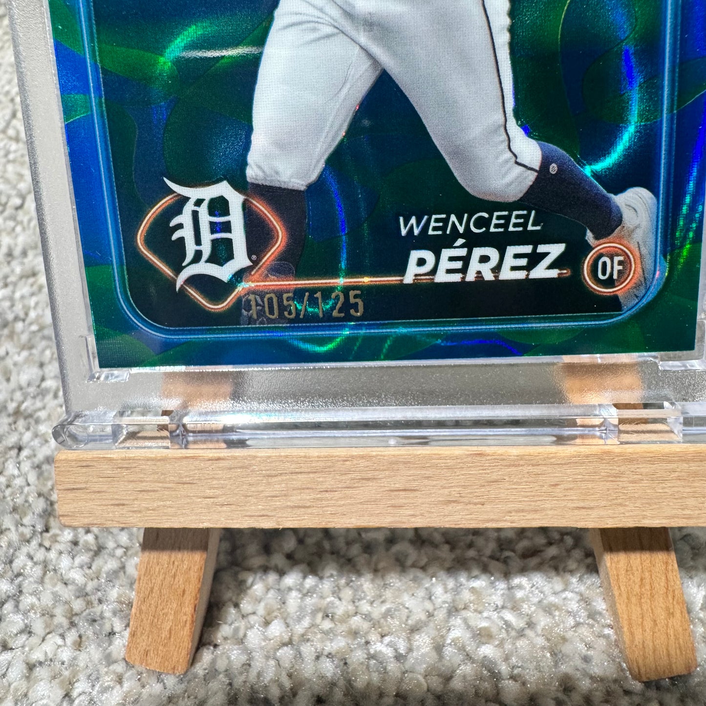 2024 Topps Chrome Wenceel Perez Blue/Green Lava Refractor /125