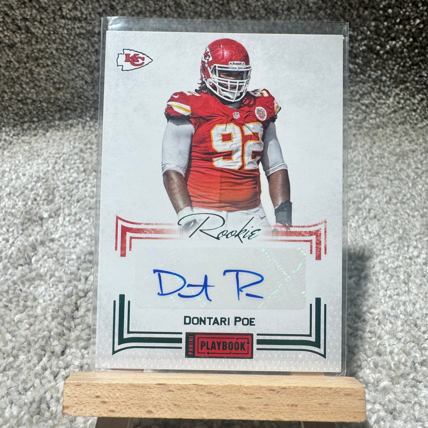 Playbook Dontari Poe Rookie Auto /5