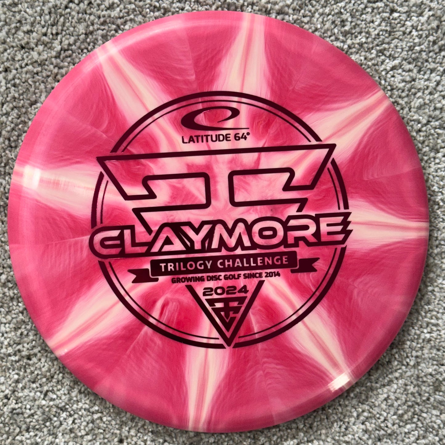 Gold Ice Burst Claymore
