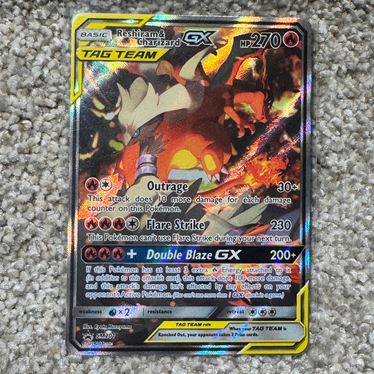 Reshiram & Charizard GX