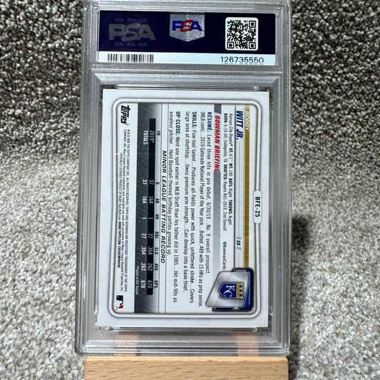 Bobby Witt Jr 1st Bowman PSA 9