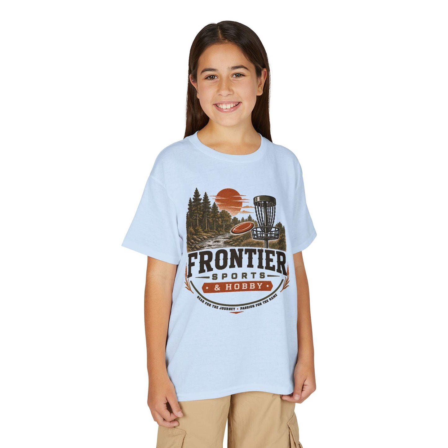 Youth Frontier Disc Golf Graphic Tee