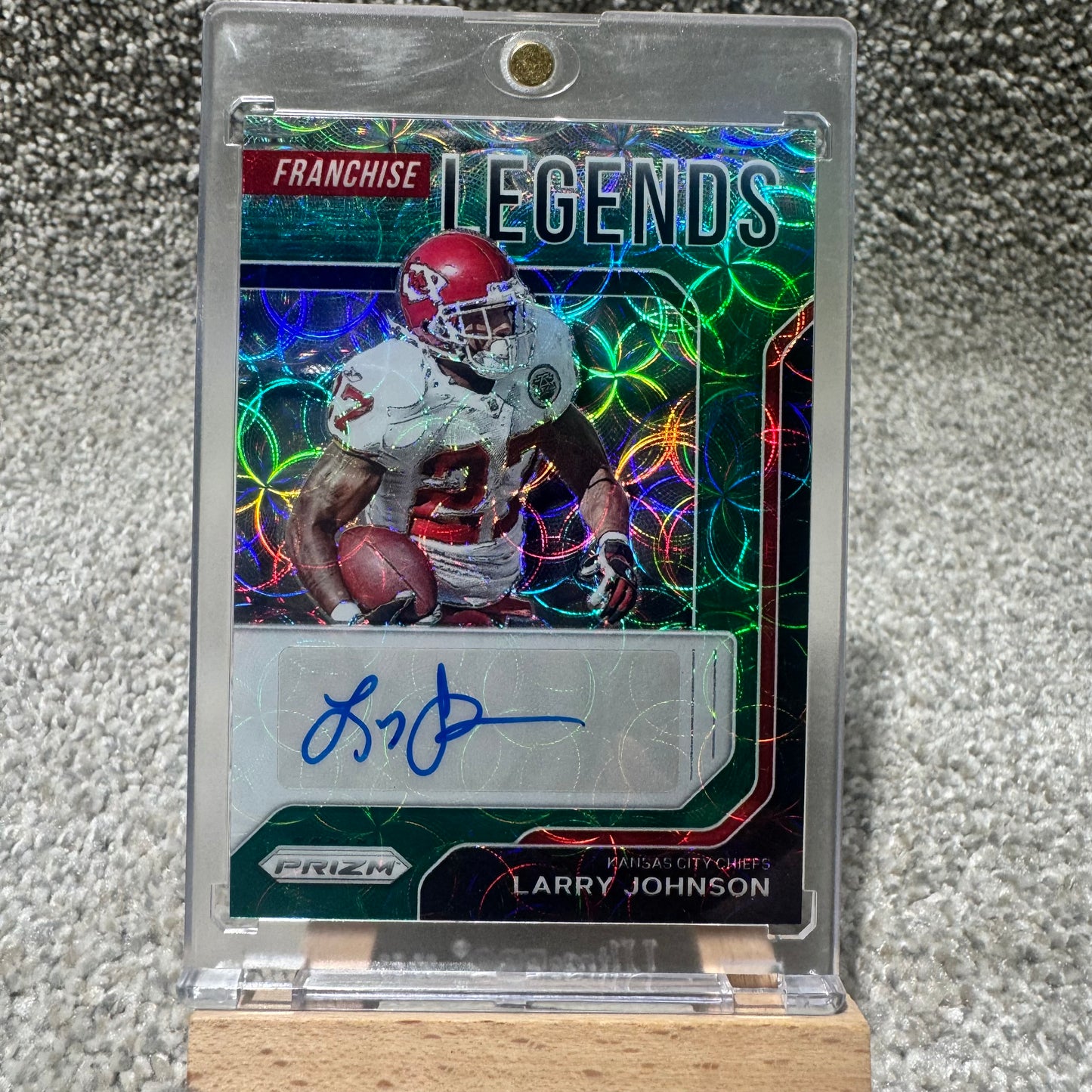 Franchise Legends Larry Johnson Auto /49
