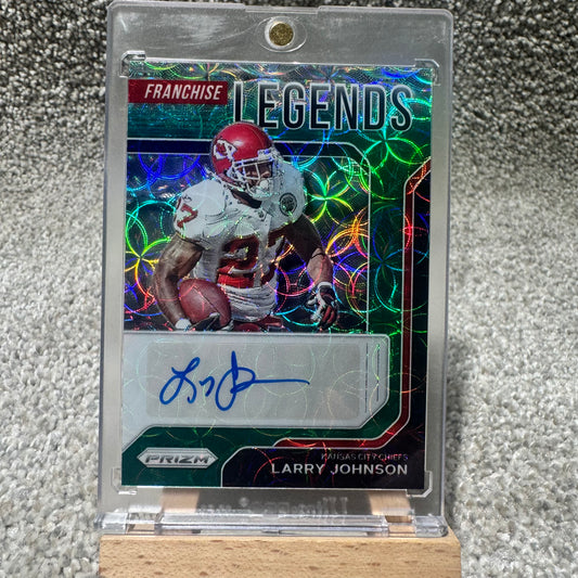 Franchise Legends Larry Johnson Auto /49