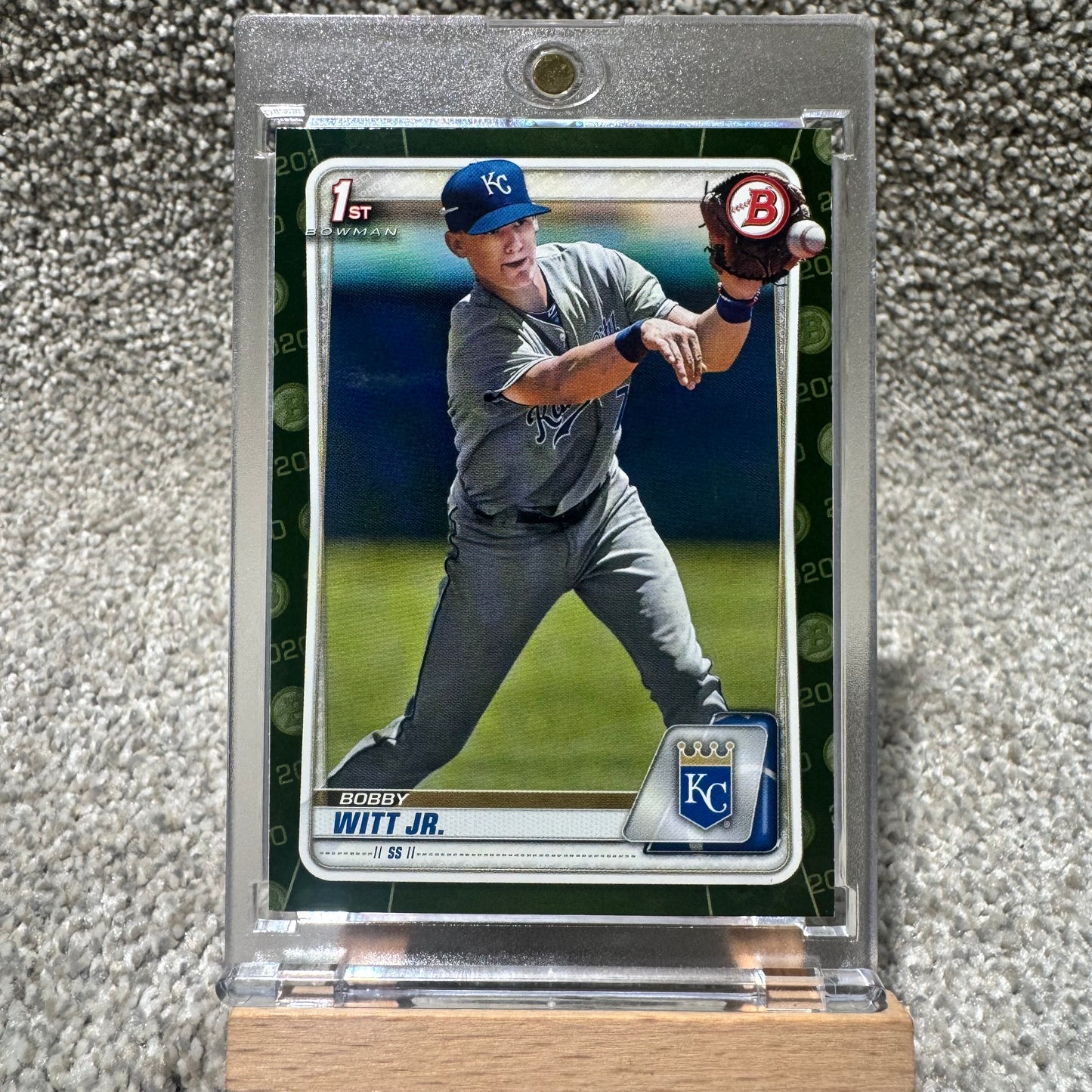 2020 Bobby Witt Jr. 1st Bowman Camo Prospect