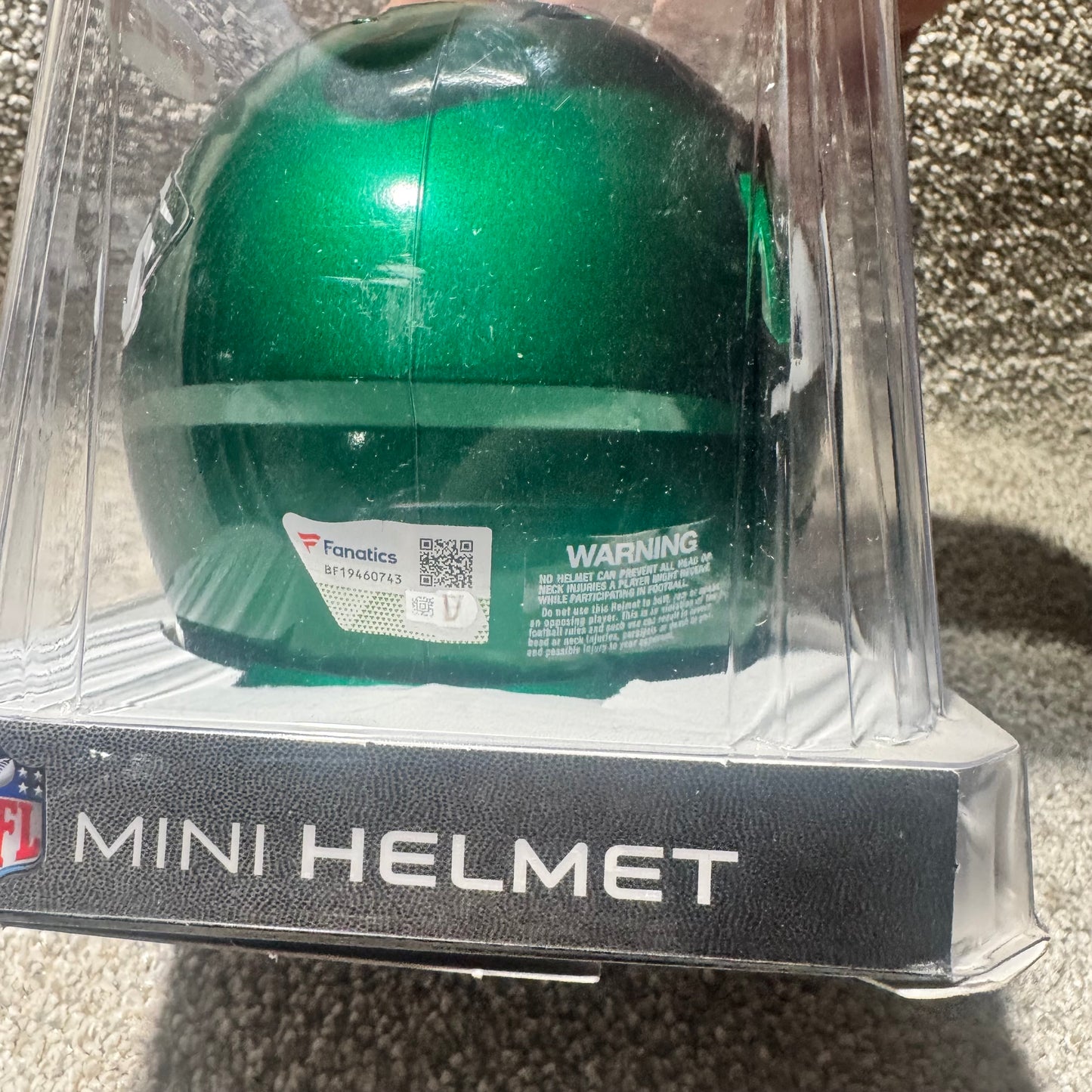 Garrett Wilson Autographed Mini Helmet