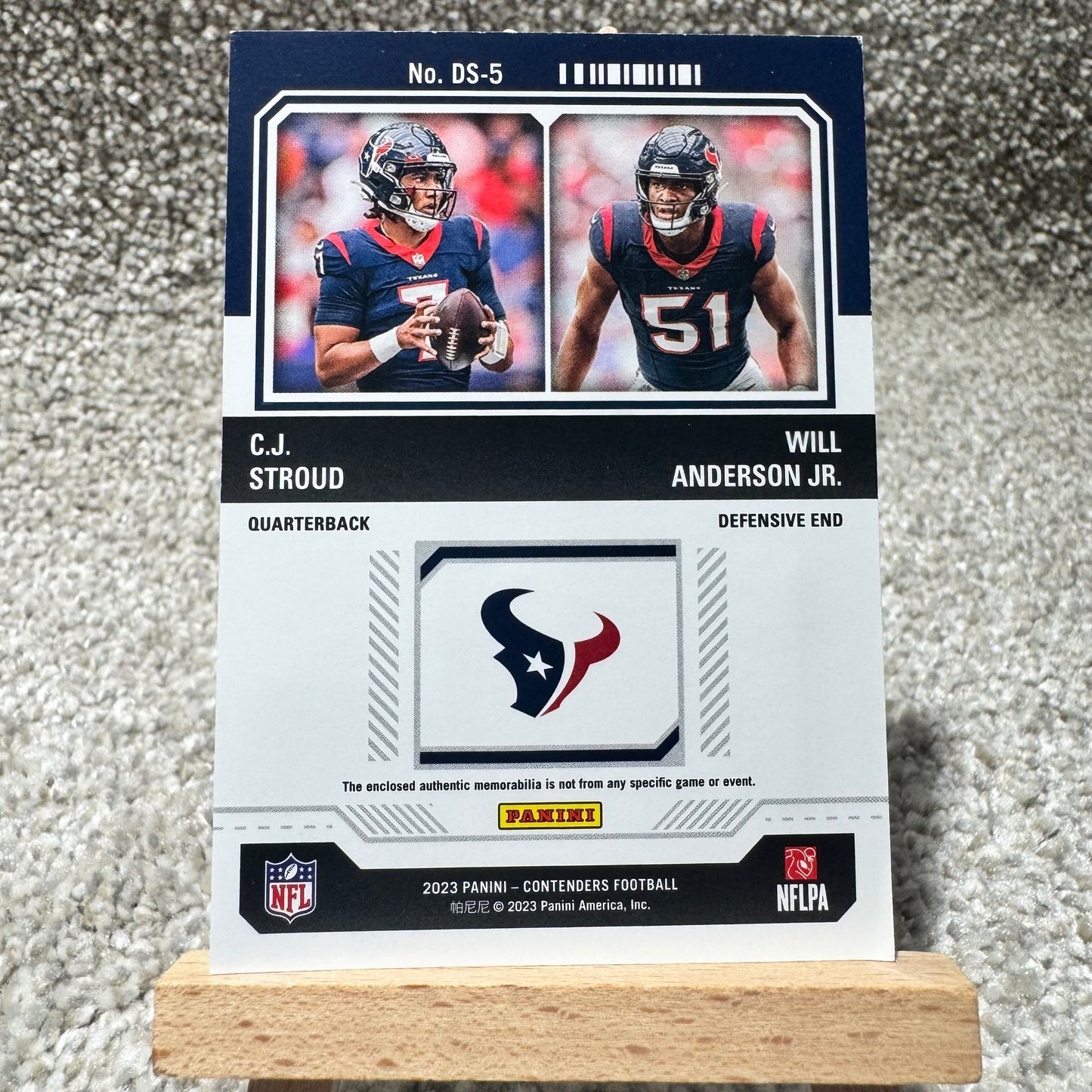 CJ Stroud Rookie Patch
