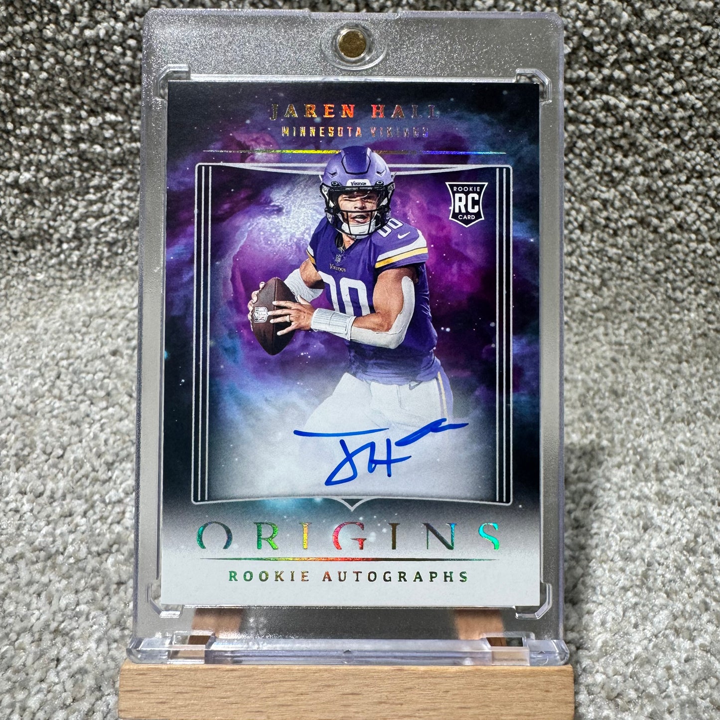 2023 Panini Origins Jaren Hall Rookie Autograph