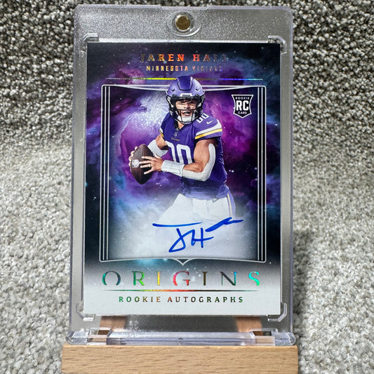 2023 Panini Origins Jaren Hall Rookie Autograph