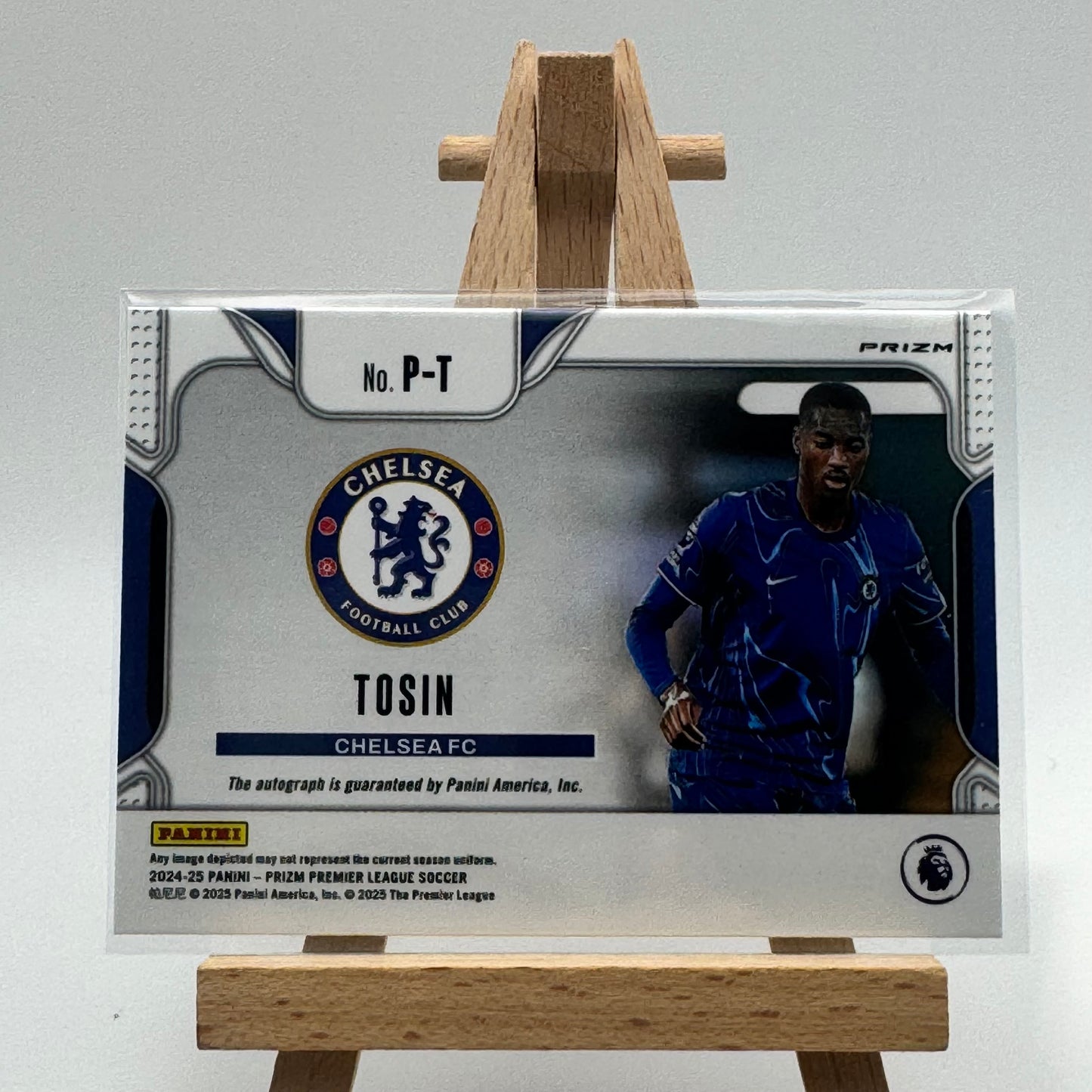 Premier League Prizm Scope Tosin Autograph