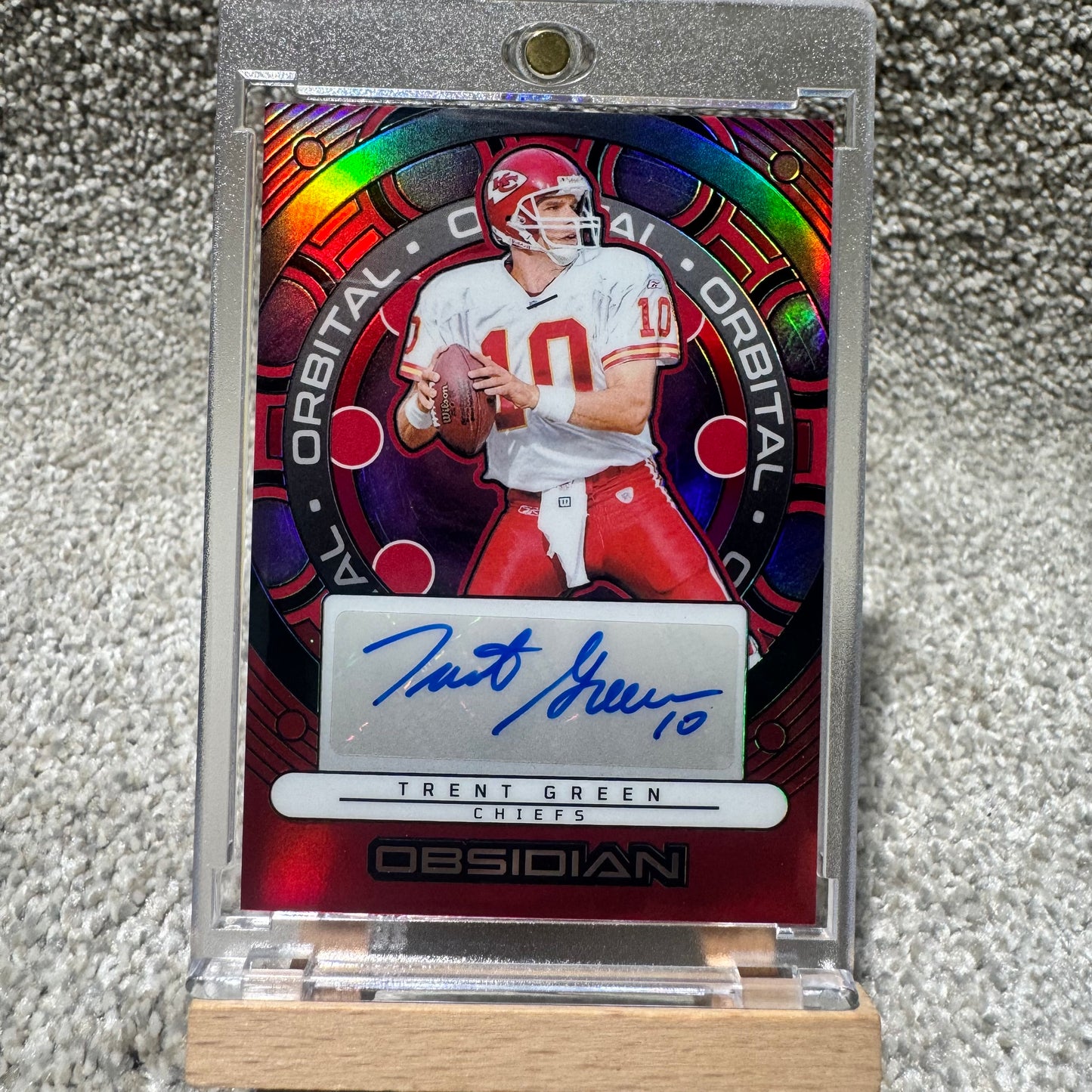 Obsidian Orbital Trent Green Red Auto /75 Color Match