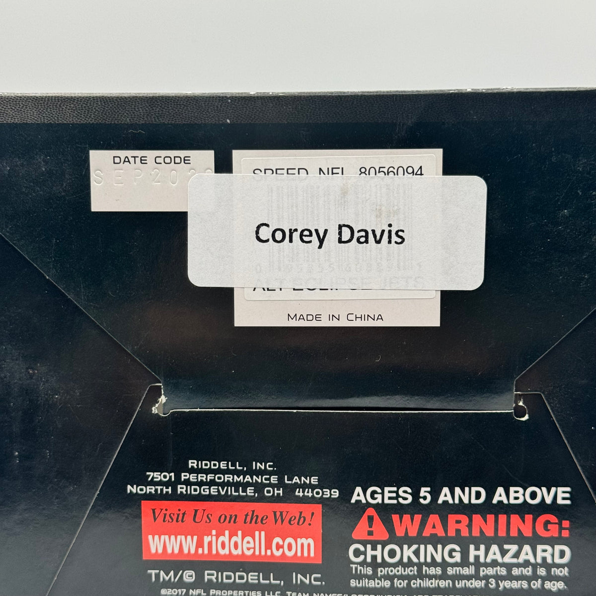 Corey Davis Autographed Mini Helmet