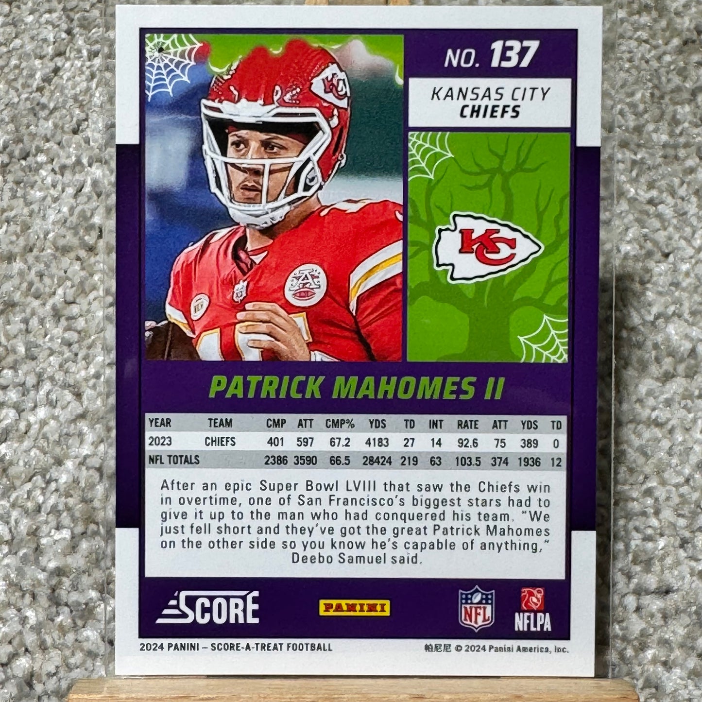 2024 Score A Treat Patrick Mahomes