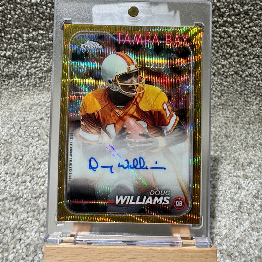 2024 Topps Chrome Doug Williams Gold Wave #/50 Auto
