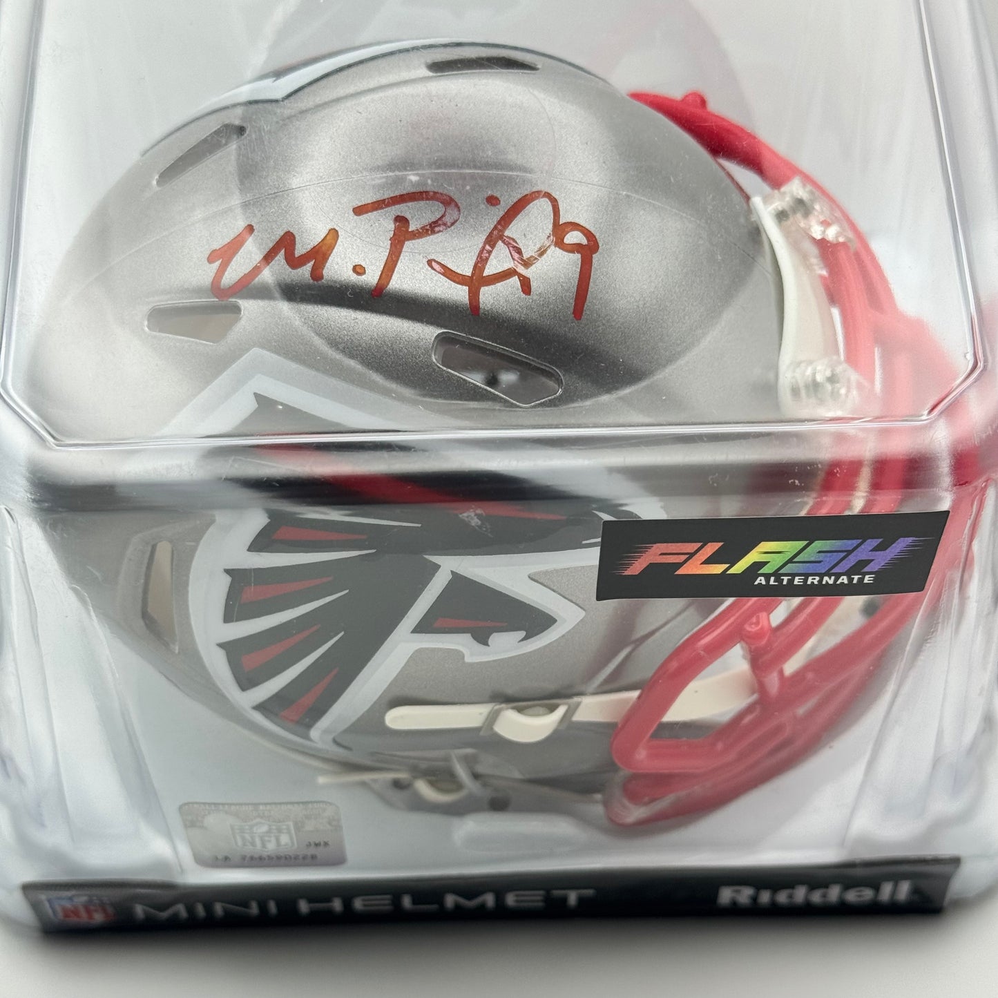 Michael Penix Jr Autographed Mini Helmet