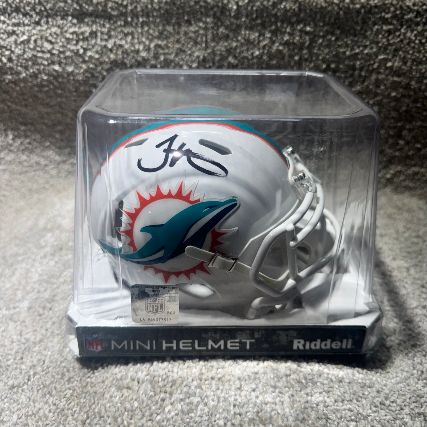 Tyreek Hill Autographed Mini Helmet
