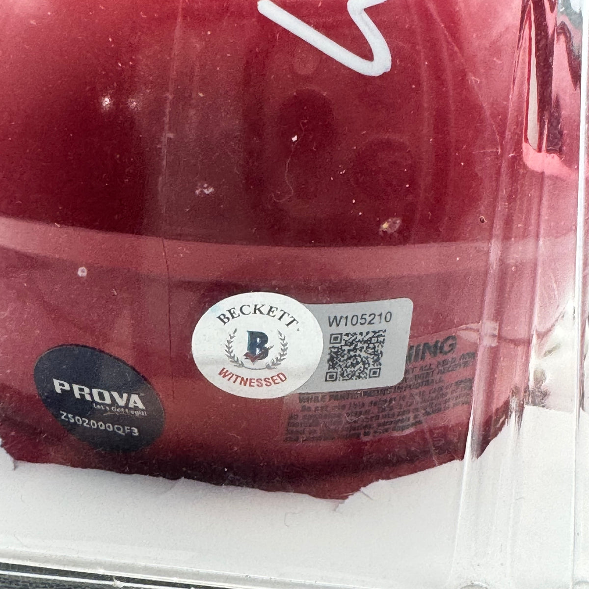 Willie Roaf Autographed Mini Helmet