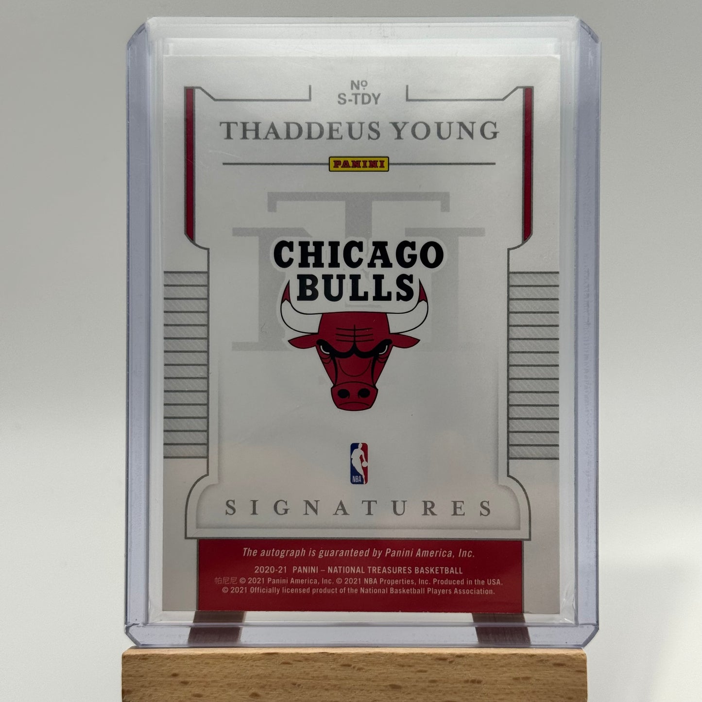 National Treasures Thaddeus Young Auto /25