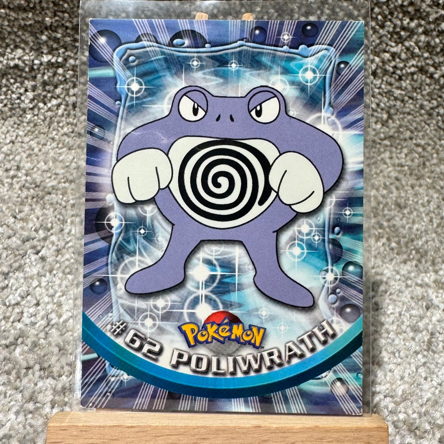 Poliwrath #62 Topps 1999 TV Animation Edition Pokémon TCG