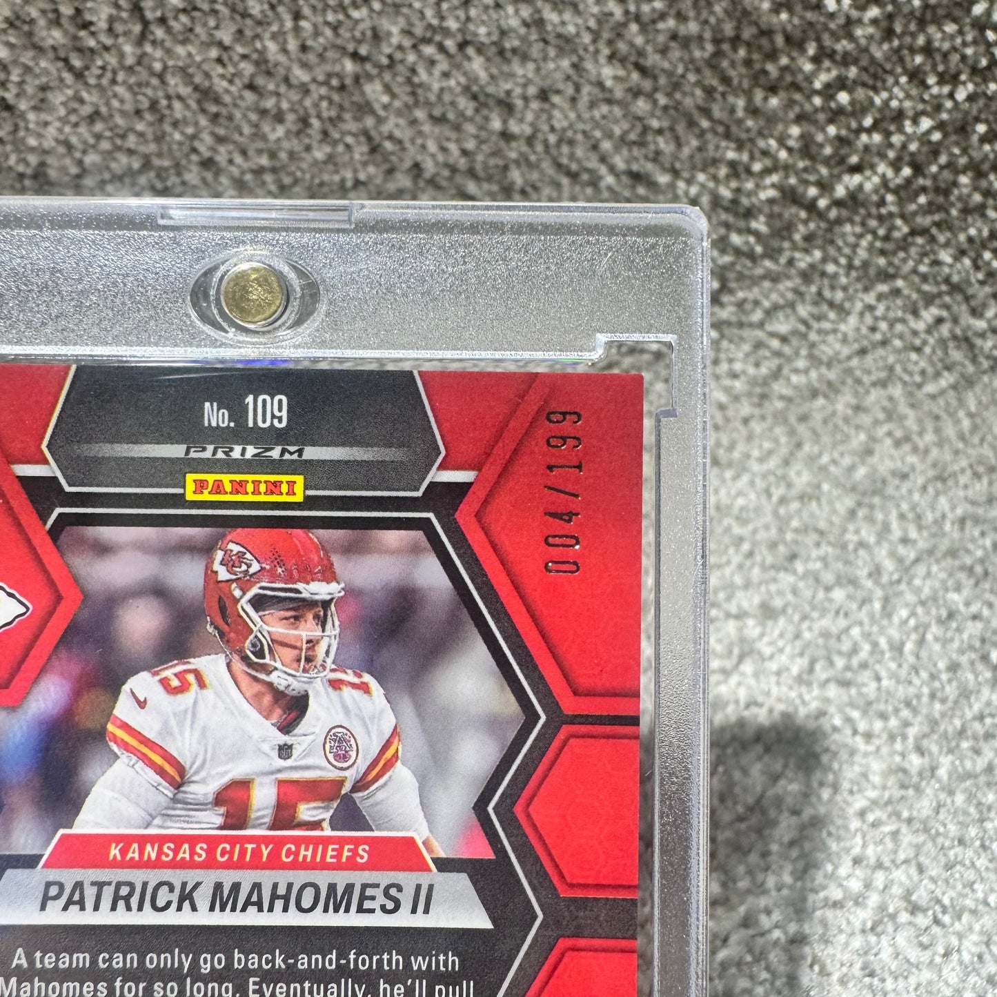 Patrick Mahomes Orange Mosaic /199