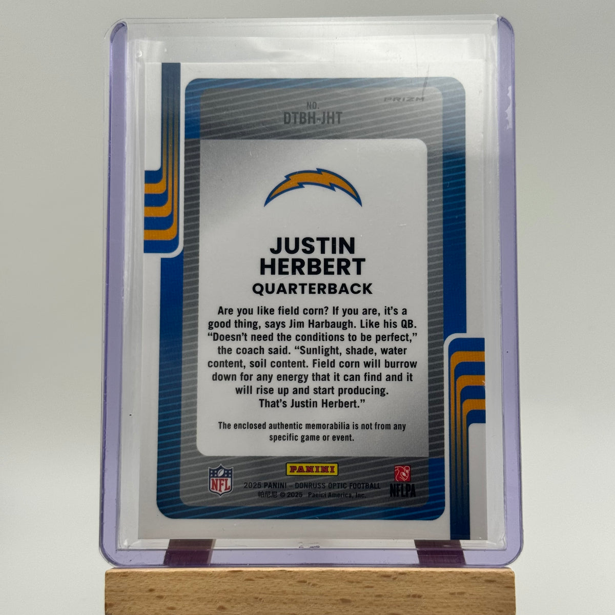 2025 Optic Threads Blue Hyper Justin Herbert Color Match
