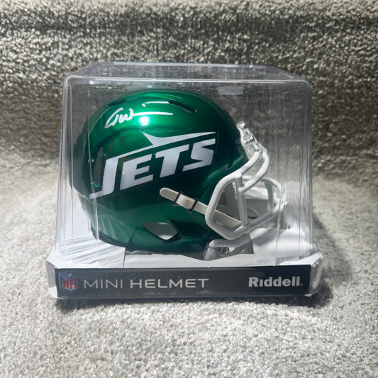 Garrett Wilson Autographed Mini Helmet