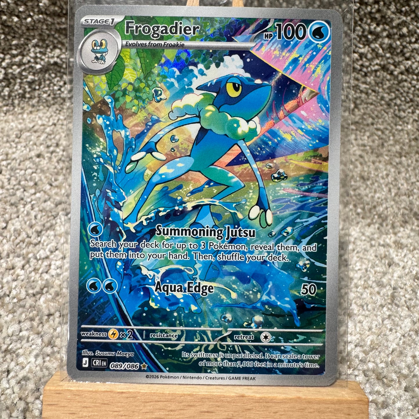 Frogadier 089/086 Secret Rare