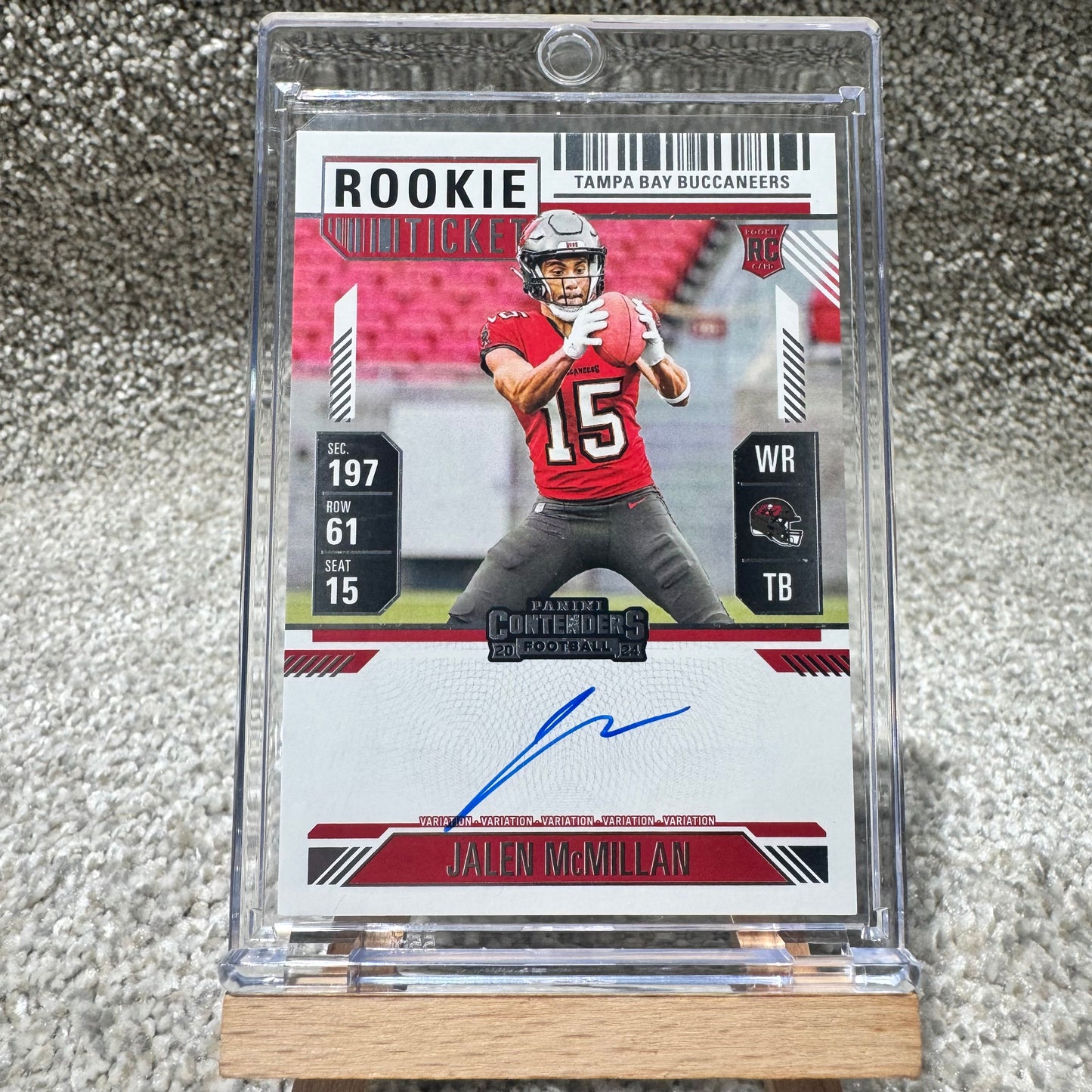 2024 Contenders Rookie Ticket Jalen McMillan Auto