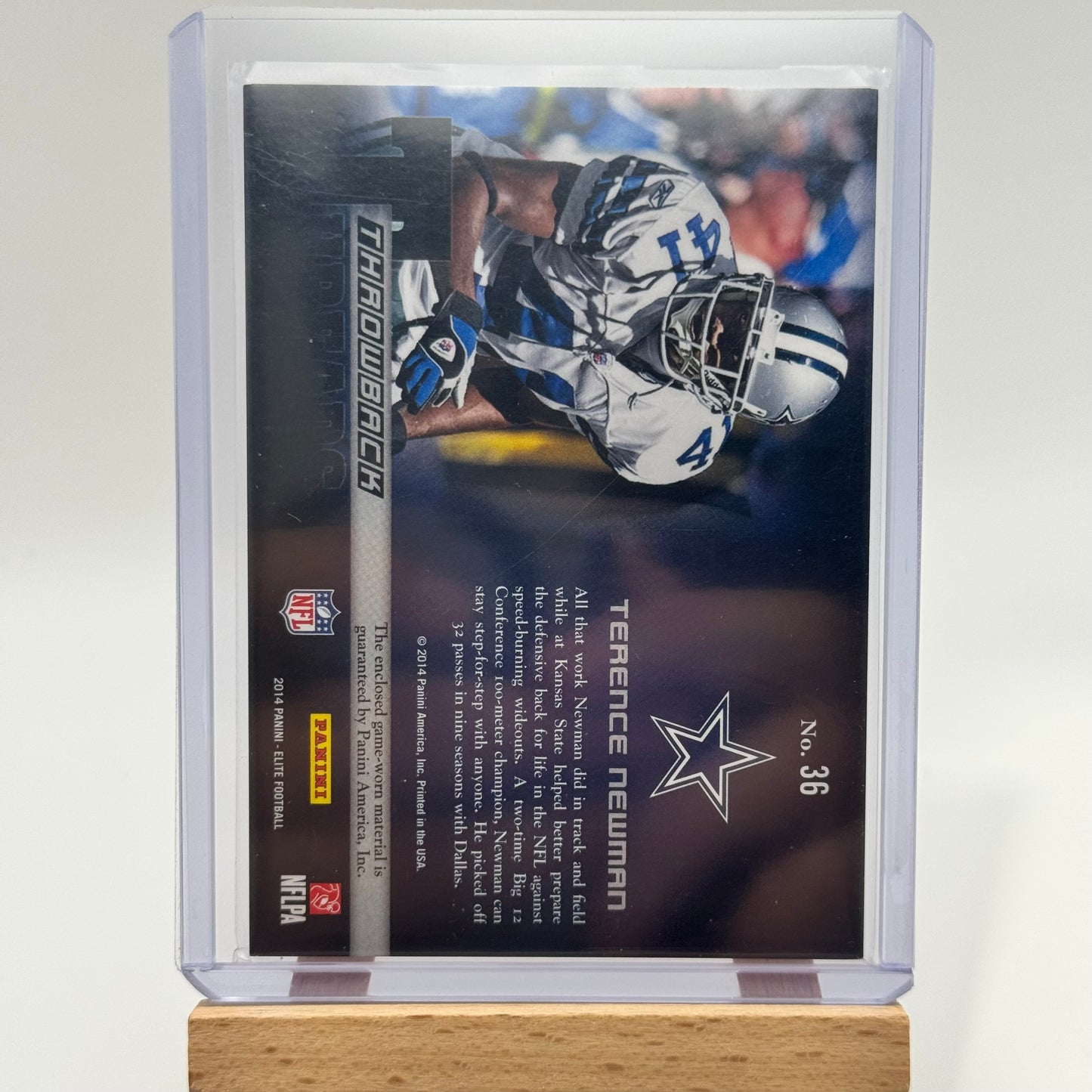 Elite Throwback Terrence Newman Patch /199