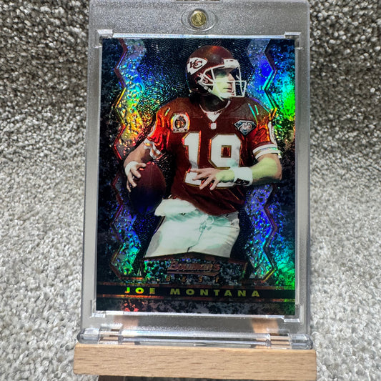 1995 Bowman's Best Joe Montana Refractor SP
