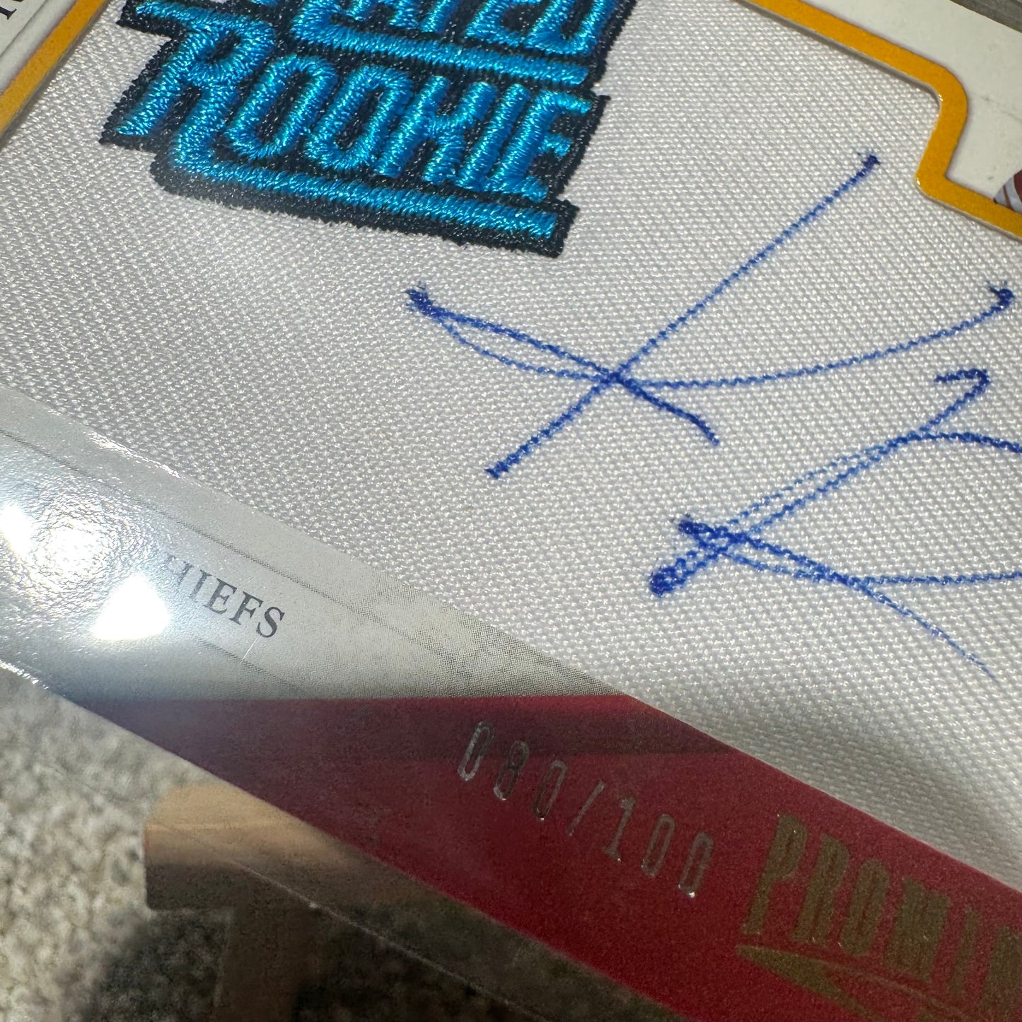 2013 Knile Davis Rated Rookie Jumbo Patch RPA