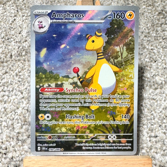 Ampharos 090/086 Secret Rare Alt Art