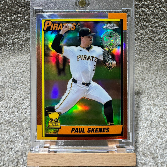 2025 Topps Chrome Paul Skenes 35th Anniversary Refractor