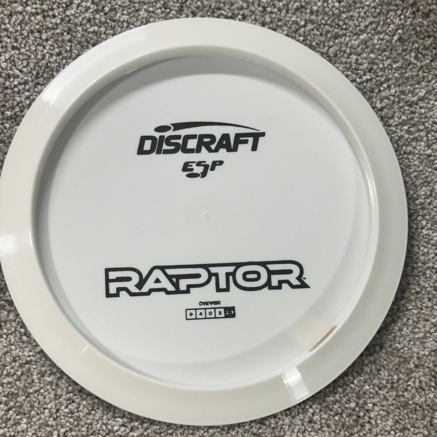 Discraft Bottom Stamp ESP Raptor
