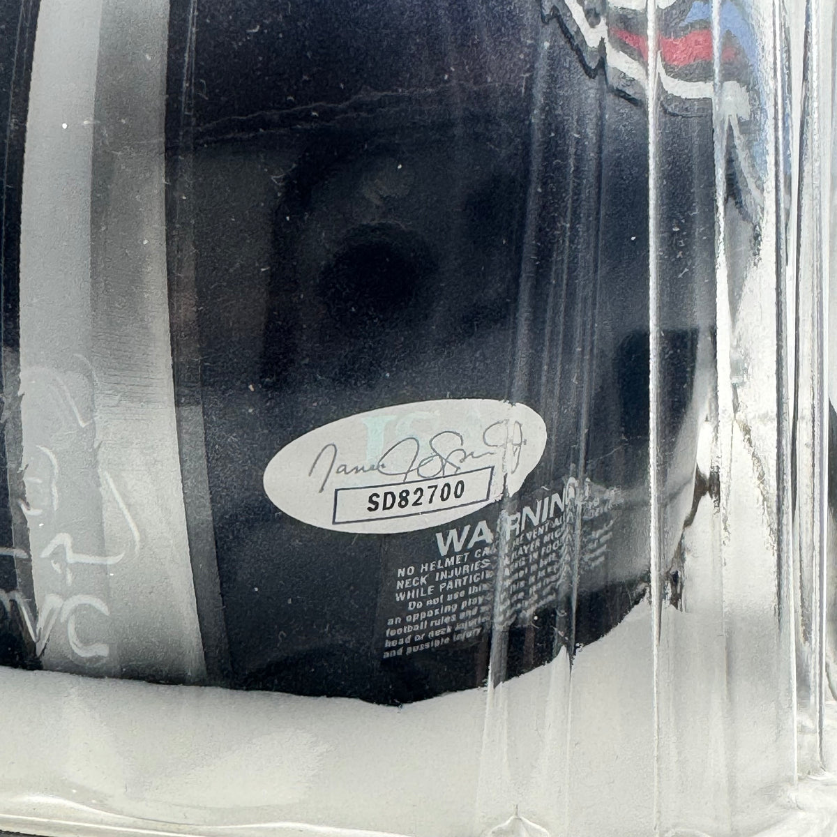 AJ Brown Autographed Mini Helmet