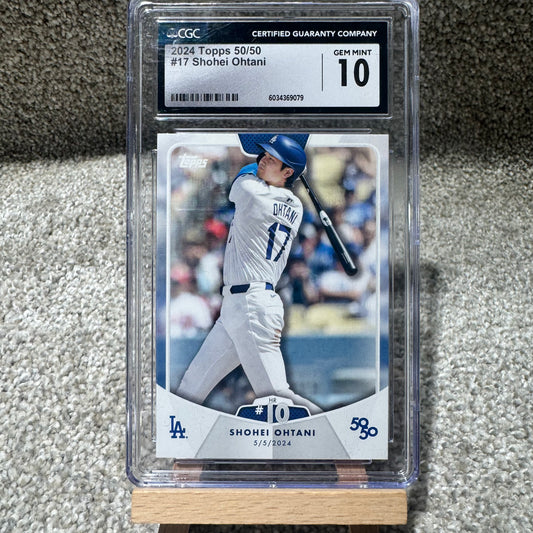 CGC GEM MINT 10 Shohei Ohtani 50/50