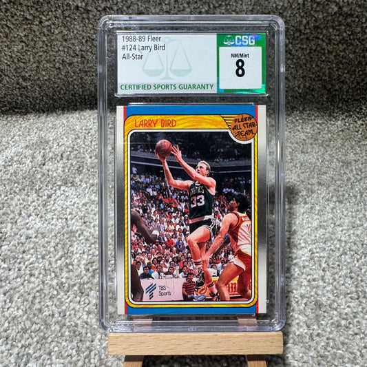 CSG Grade 8 Larry Bird 1988-89 Fleer
