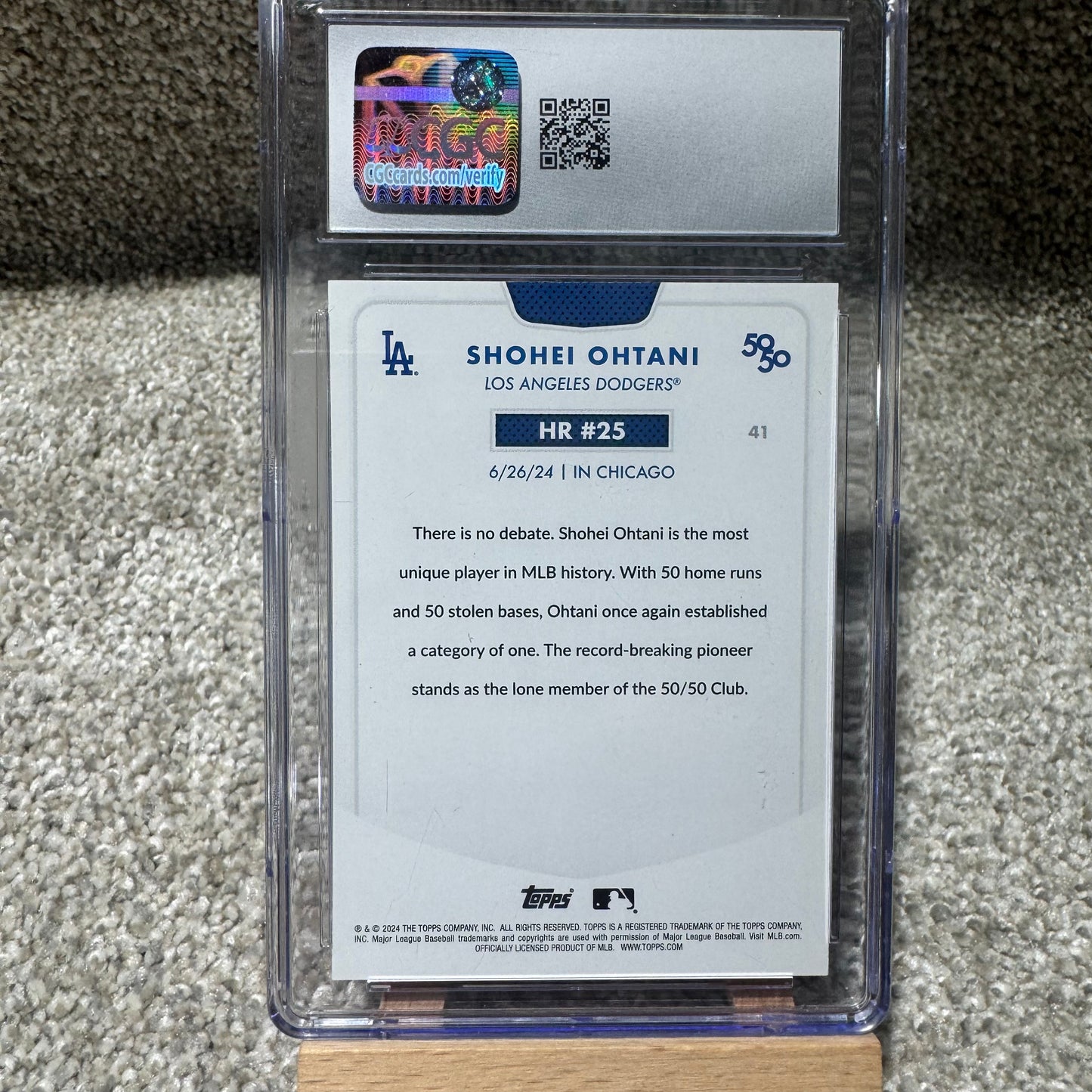 CGC Mint 9 Shohei Ohtani #41